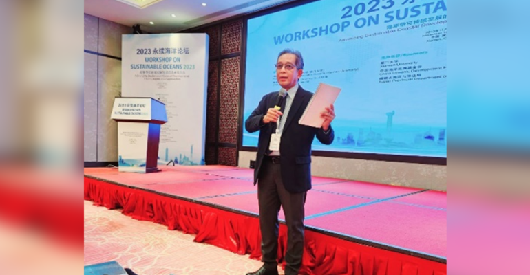 Prof Luky Adrianto Leads International Sustainable Ocean Symposium at Xiamen University, China