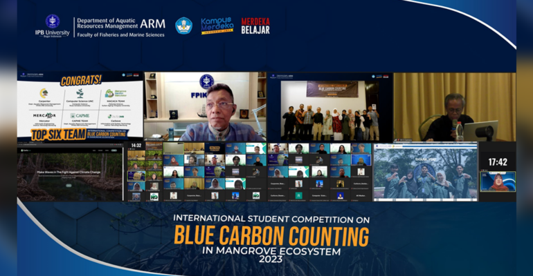 IPB University ARM Department Holds International Competition on Blue Carbon Calculator